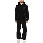 Свитер с логотипом и кулиской Givenchy, черный - фото 5