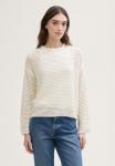 Джемпер TOM TAILOR DENIM TAPE, Off White/Off-White - фото