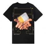 Футболка basic logo pill box short sleeve Off-White, черный - фото