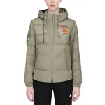 Пуховик женский бежевый Mlb - фото 4