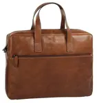Портфель X-Zone, натуральная кожа, коричневый - фото 2