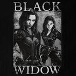 Black Widow - Футболка с плакатом серая - фото 4