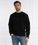 Свитшот мужской Emporio Armani с принтом, черный - фото 3