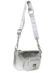 Наплечная сумка Steve Madden, серебряный - фото 3