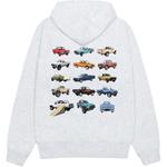 Худи с застежкой-молнией Stussy, оливковый - фото 5