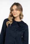 Блуза DreiMaster Button-down blouse, Marine/Dark Blue - фото 4