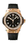 Часы Hublot One click king gold diamonds 39 мм - фото