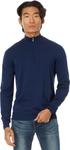 Свитер Faherty Movement 1/4 Zip Sweater, цвет Marine Navy Heather - фото