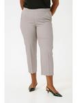 Тканевые брюки KAFFE curve, серый - фото