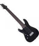 Электрогитара Schecter C-8 Deluxe для левшей, сатиновый черный - фото 3