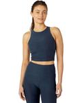 Майка Beyond Yoga Spacedye Refocus Cropped Tank, цвет Nocturnal Navy - фото
