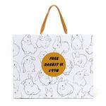FREE RABBITⅡ Вязаный шарф унисекс, 2 Pack (Ecru+Black) - фото 4