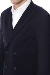 Синий мужской блейзер из вискозы Verri - фото 4