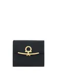 Складной кошелек Ferragamo, черный - фото