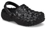 Кроссовки classic clog lined geometric shoes 'black' Crocs, черный - фото 3