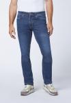 Джинсы облегающего кроя Oklahoma Jeans, синий деним - фото 6