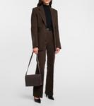 Однобортный хлопковый пиджак Toteme, коричневый - фото 2