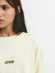 Лонгслив Pull&Bear Pull&Bear STWD, Light yellow - фото 3