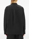 Фактурная рубашка MSGM, черный - фото 4