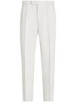 Zegna брюки со складками, белый - фото