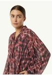 Блуза ALL-OVER-PRINT comma, темно-красный - фото