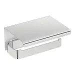 Держатель для туалетной бумаги Line Cosmic с крышкой, хром - фото