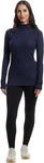 Свитер Smartwool Women's Thermal Merino Rib Turtleneck, Nightfall Blue-Deep Navy - фото 5