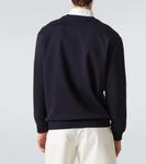 Хлопковый свитшот Brunello Cucinelli, темно-синий - фото 4