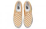 Кроссовки Slip-On Classic Vans 'Checkerboard - Honey Yellow' - фото 4