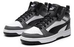 Обувь для скейтбординга Puma Rebound v6 унисекс, Puma White - Black - Misty Gray - фото 3