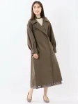 Тренч Mfeditorial, цвет 35 Dark Brown - фото 5