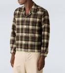 Вудкрест клетчатая шерстяная фланелевая рубашка-оверсайз Bode, Brown - фото 3