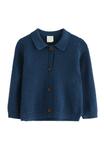 Кардиган Lindex KNITTED WITH COLLAR , Dark Blue - фото