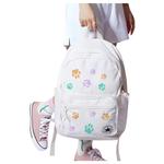 Converse Полиэстеровый рюкзак обычный унисекс белый, White - фото 4