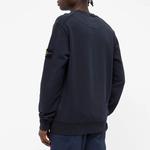 Толстовка garment dyed sweatshirt 'blue' Stone Island, синий - фото 4