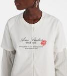 Хлопковая блузка Acne Studios, белый - фото 4