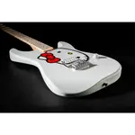 Электрогитара Squier x Hello Kitty Stratocaster - белая - фото 8