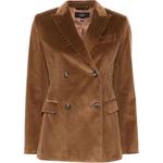 Однобортный блейзер WEEKEND MaxMara, коричневый - фото