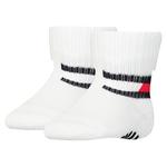 Носки Toммy Hilfiger Flag Baby 2 шт, белый - фото