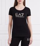 Футболка EA7 slim fit, черный - фото