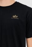 Футболка Alpha Industries Basic T-shirt, Black Shiny Gold/Black - фото 3