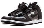 Кроссовки x comme des garcons dunk high в стиле ретро Nike, черный - фото 4