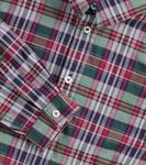 Рубашка из хлопка в клетку Daho Bonpoint, индиго - фото 2