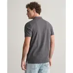 Поло Gant Reg Contrast Rugger, серый - фото 2