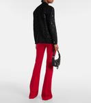 Блузка из жаккардового атласа Versace - фото 3