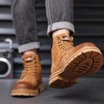 Мужские ботинки Cahhrrn X Martin Boot Men Beige Weishibangwei - фото 11