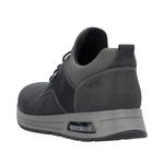 Слипоны Rieker B1052, серый/темно-серый - фото 4