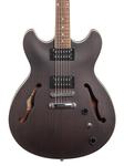 Электрогитара Ibanez AS53 Artcore Semihollow Electric Guitar Trans Black Flat - фото 3