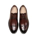 Мужские туфли YEDANI черные низкие коричневые - фото 9