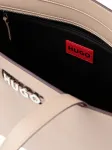 Сумка-тоут с пряжкой-логотипом HUGO, нейтральный - фото 3